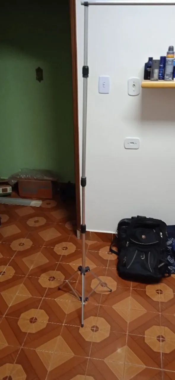 Suporte fundo infinito e tecido verde - Foto 3