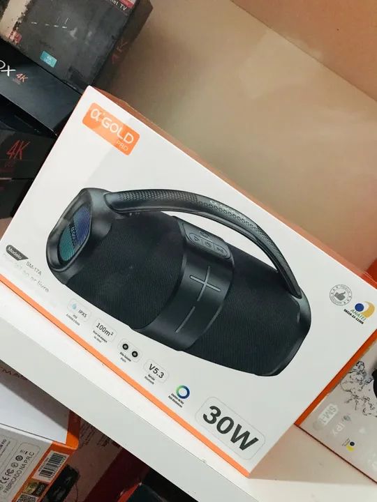 Caixa de Som Bluetooth a-Gold Pro 30W - IPX5 -  SM-17A - Foto 3