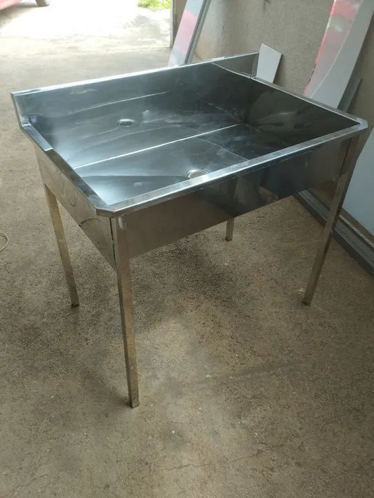 Tanque inox p lavar peças - Foto 2
