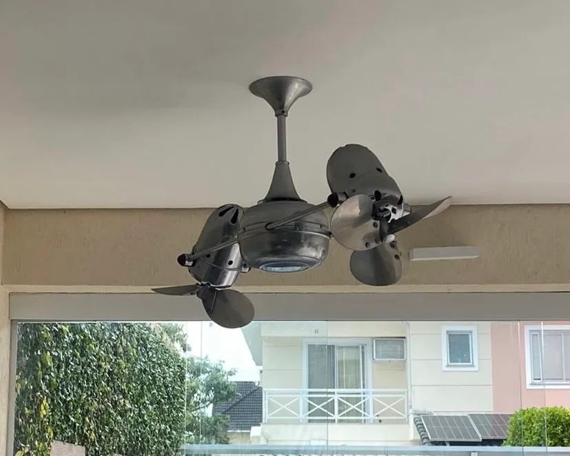 Ventilador de Teto 3 Pás Vintage - Foto 2