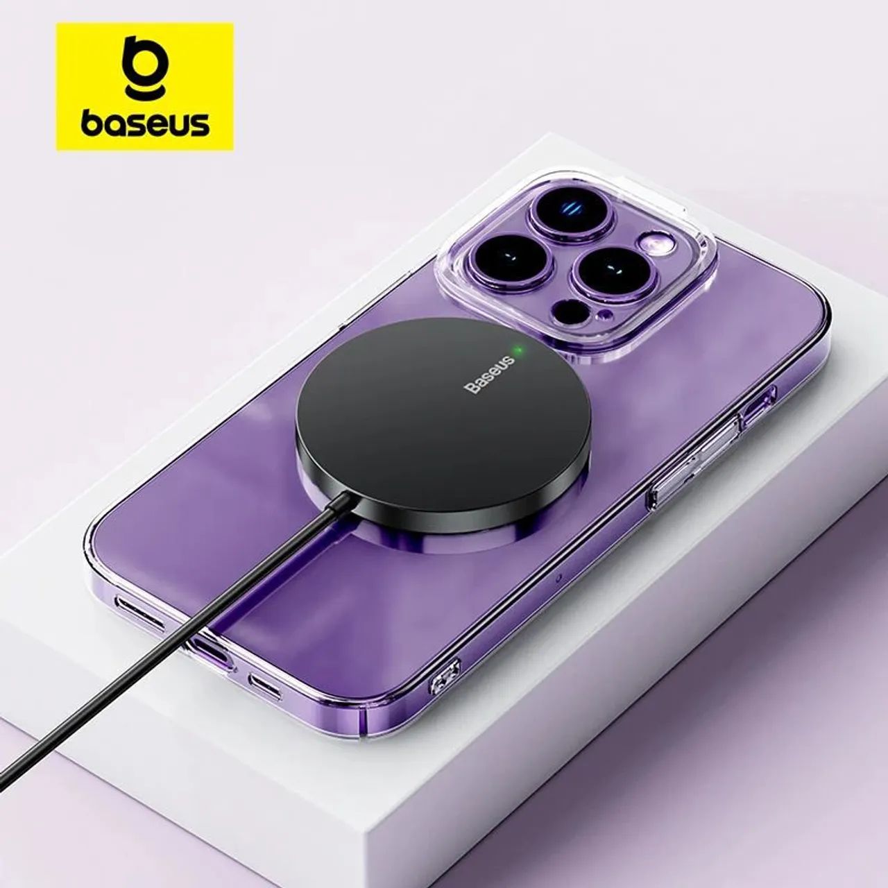 Carregador Magnético Baseus para iPhone 14 Pro Max