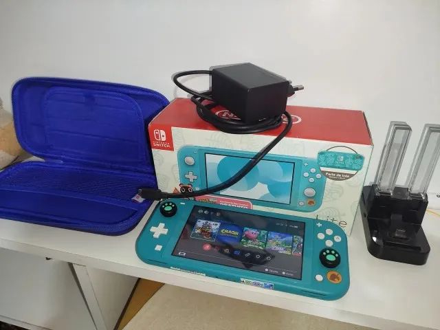 Nintendo Switch Lite Azul Usado Perfeitas Condições
