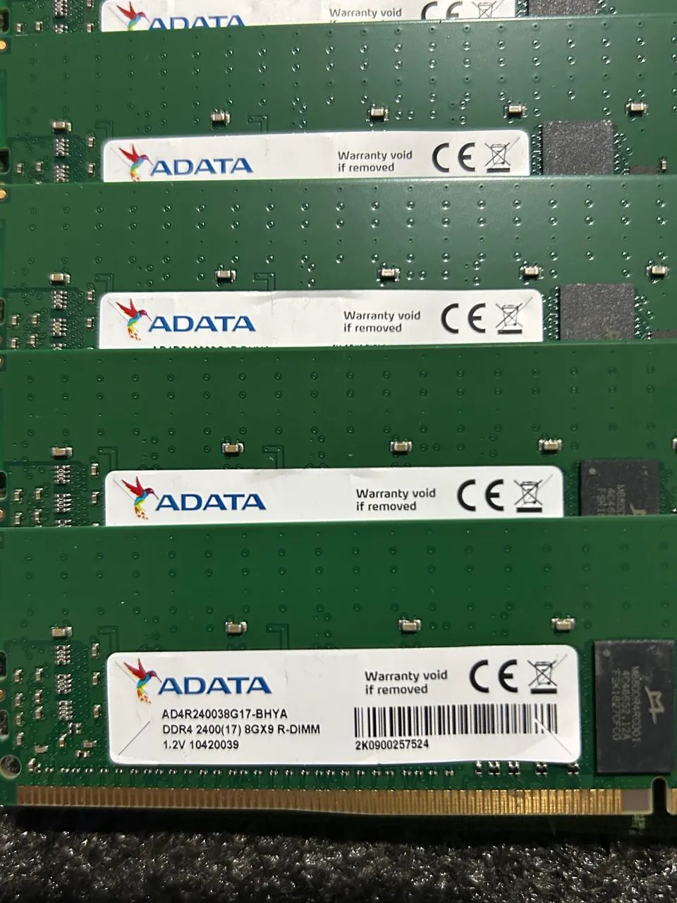 Memória RAM DDR4 ADATA 8 gb 2400 MHz ecc - Foto 2