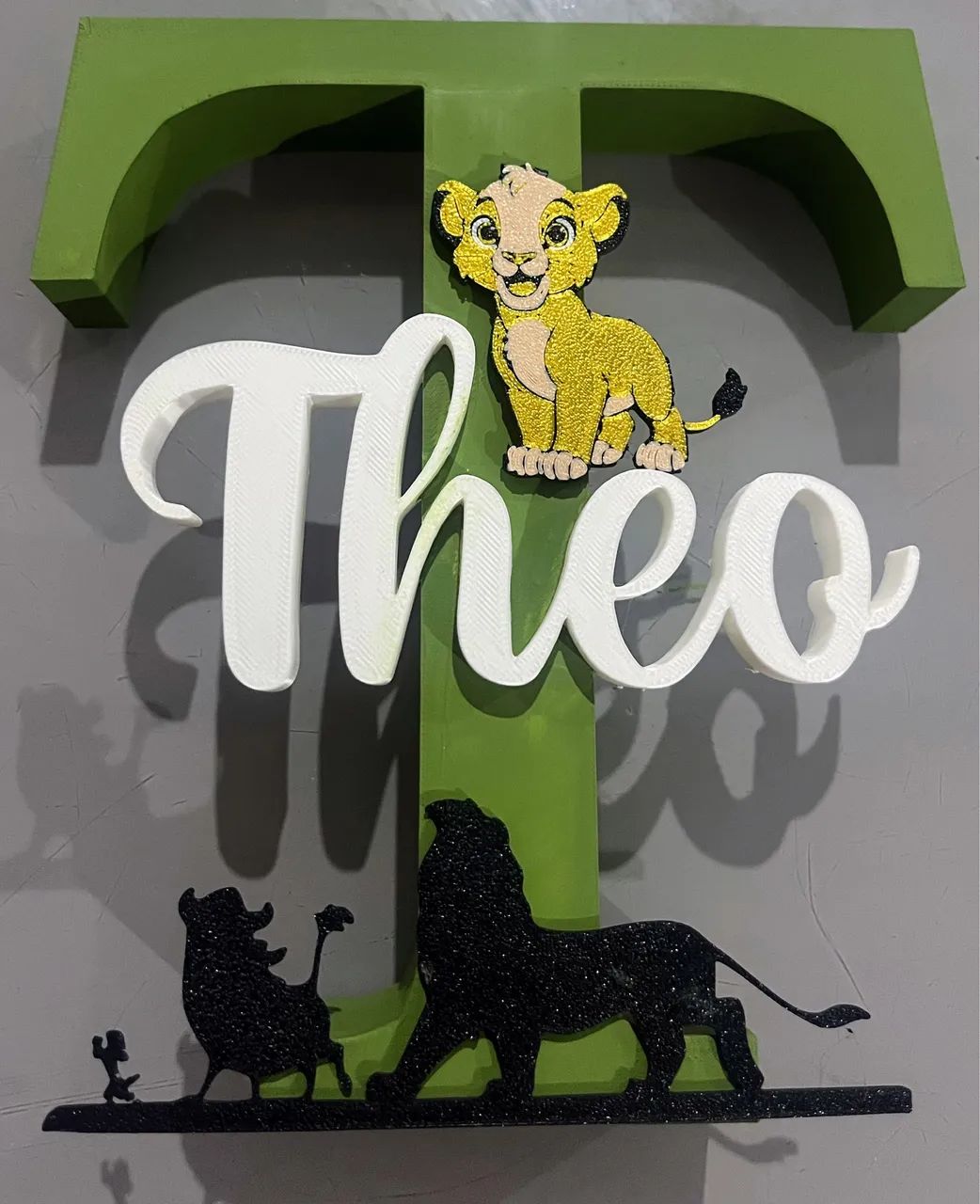 Letras personalizadas 3D