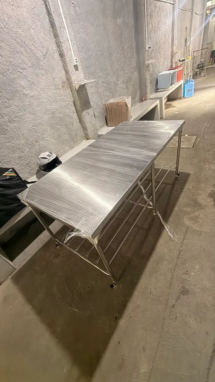 Mesa de inox barata - Foto 3