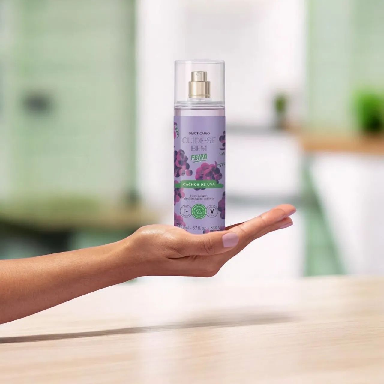 Body Splash Colônia Feminina Cachos de Uva 200 ml. - Foto 2