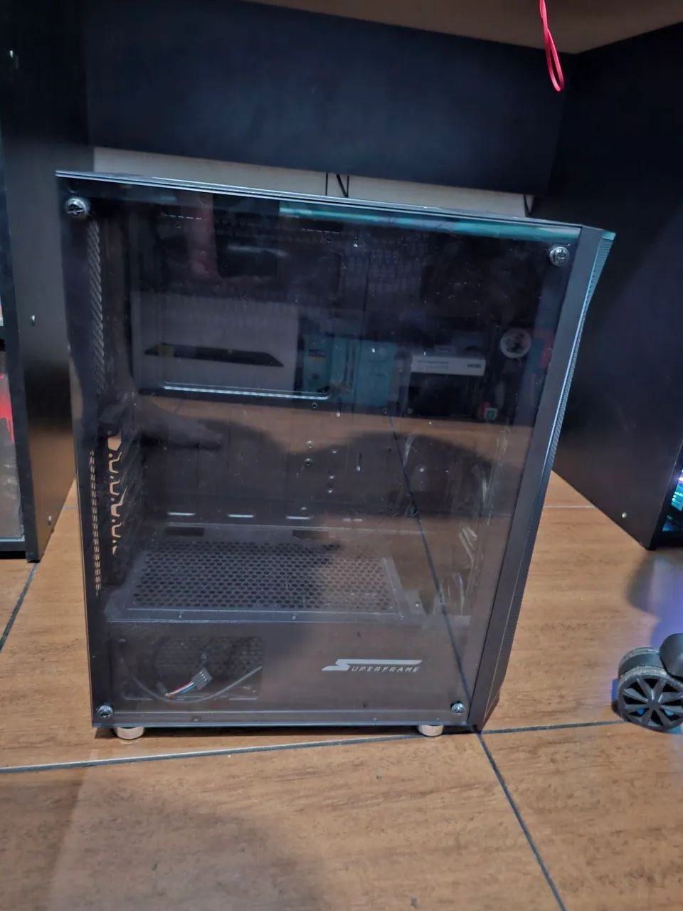 Gabinete SuperFrame Flow, Vidro Temperado, ATX, 3 Fans
