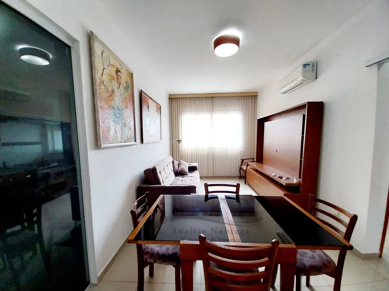 1 suite 2 banheiros mobiliado e ar condicionado - Foto 3