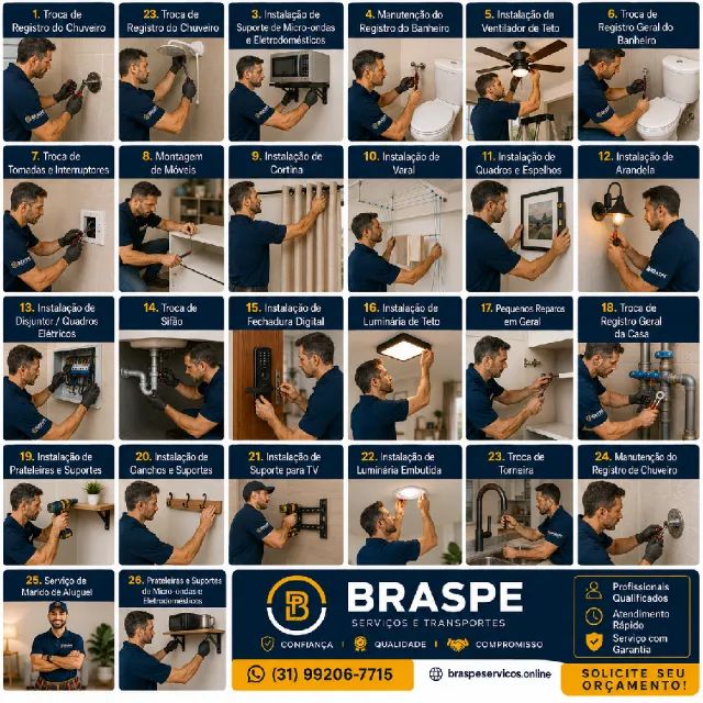 Soluções Completas para seu Imóvel: Reparos, Reformas, Elétrica e Ar-Condicionado!