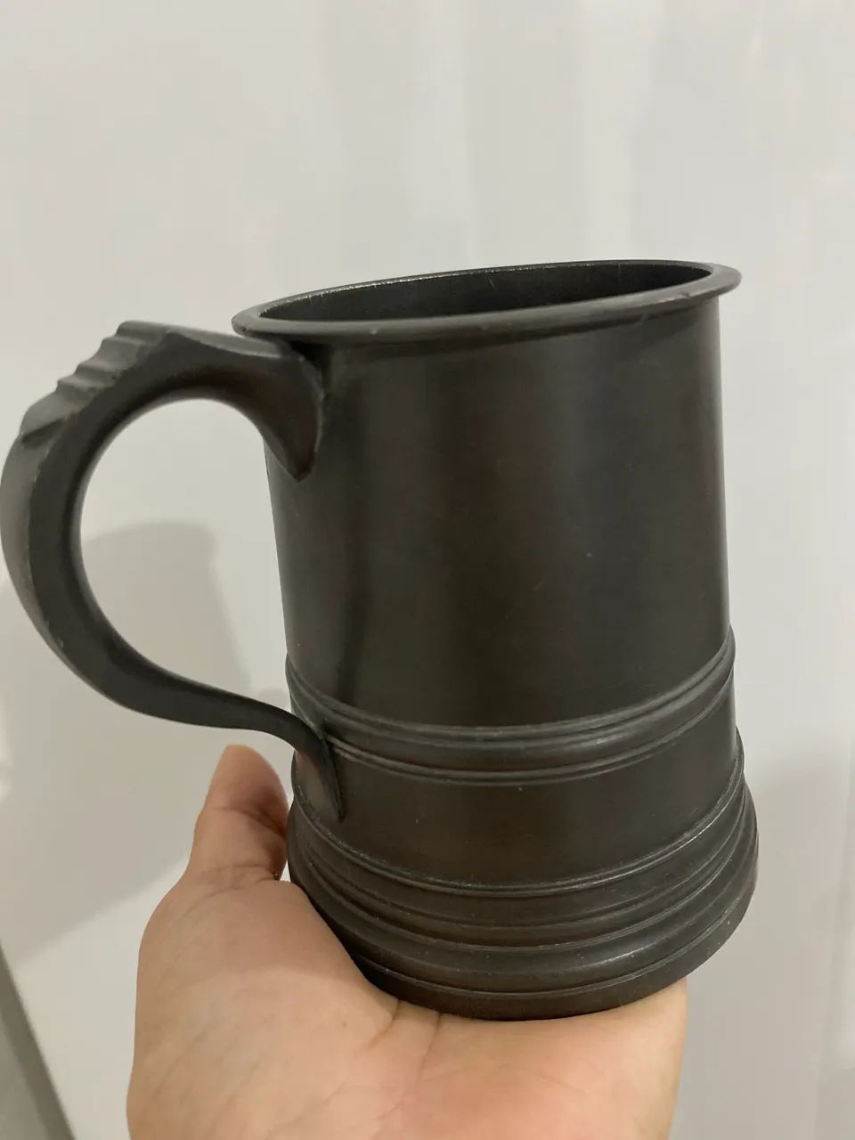 CANECA ANTIGA CANECA EM ESTANHO DE SÃO JOÃO DEL-REI (RC x MG) - Foto 2