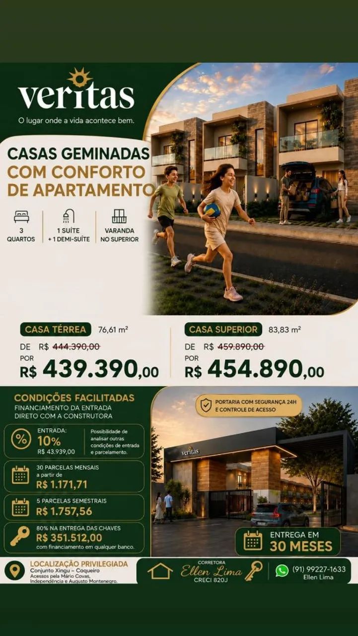 Casa condomínio fechado Ananindeua 