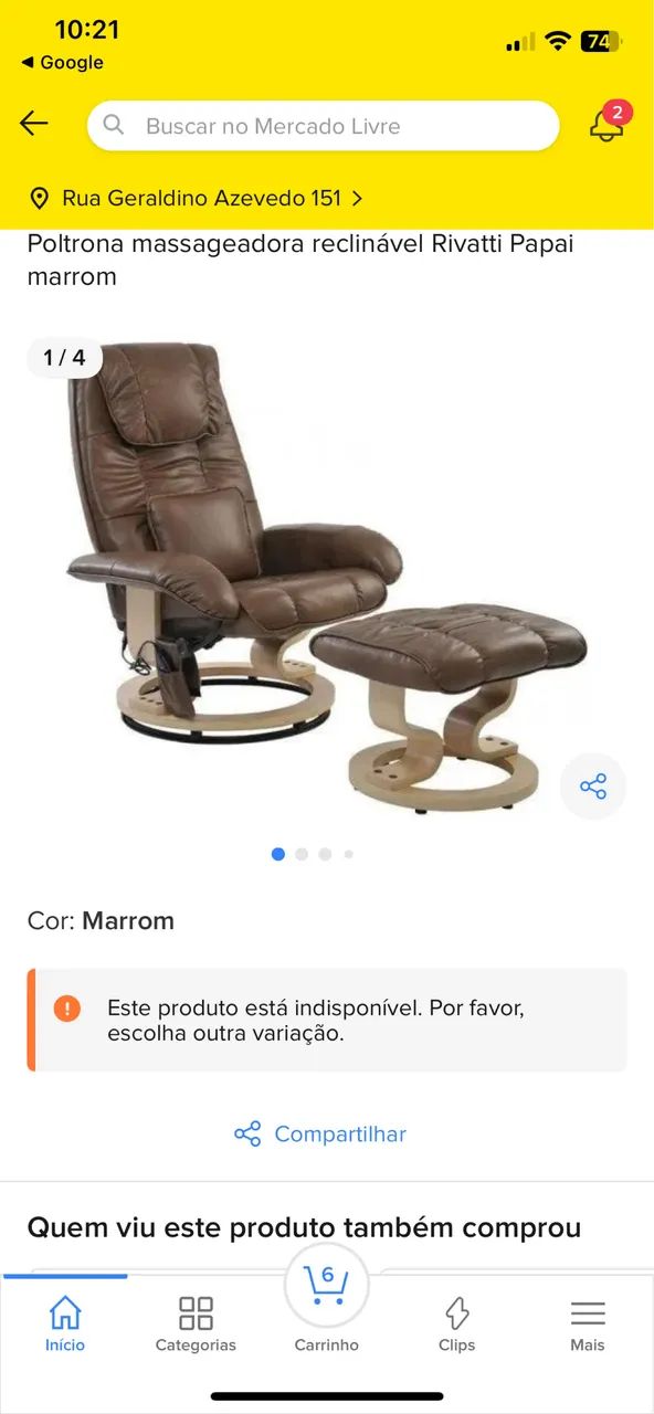 Poltrona de massagem  - Foto 2