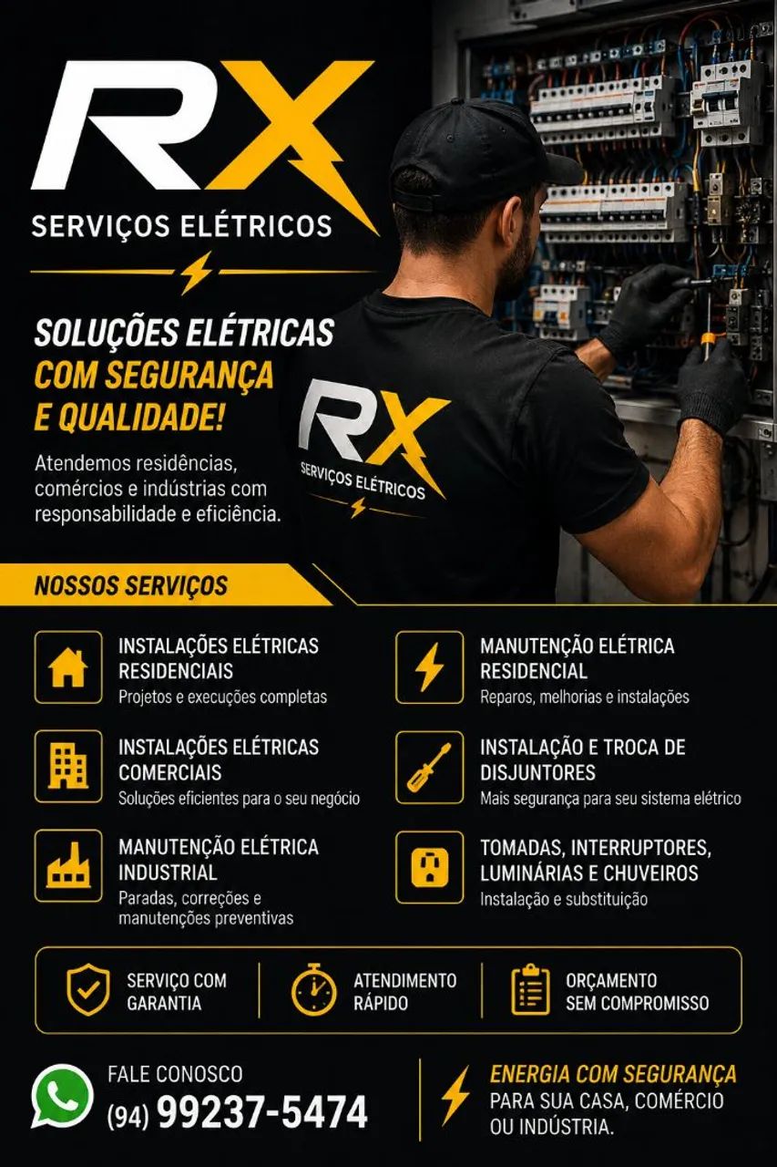 RX serviços elétricos.