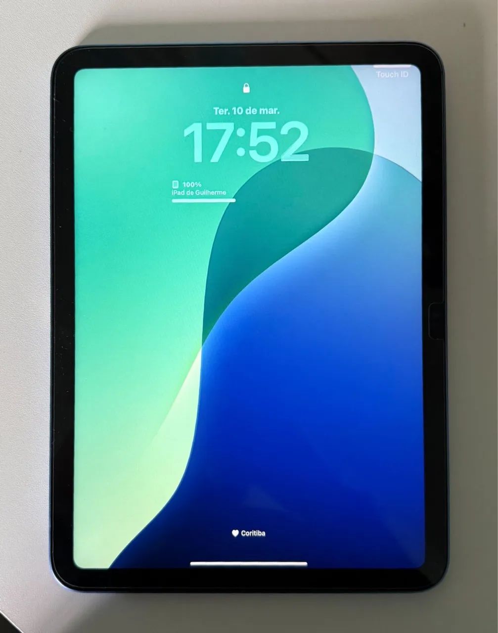 iPad 10ª Geração 64GB Azul - Impecável na Caixa + Capa e Película - Foto 3