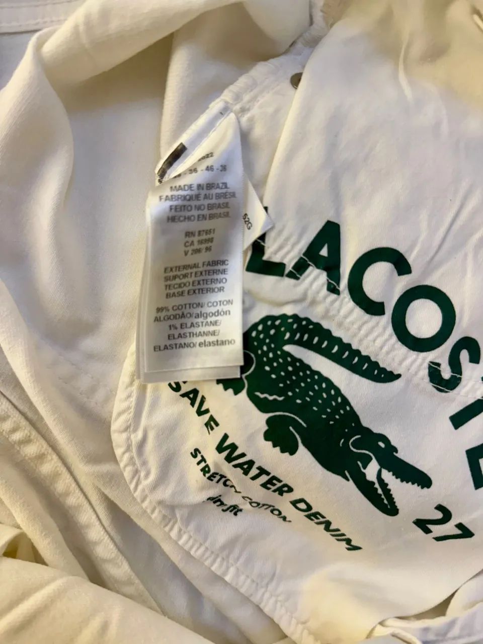 Bermuda Lacoste masculina TAM 46 - Foto 2