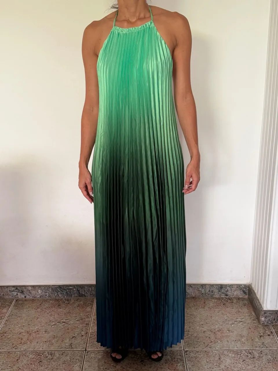 Vestido Plissado Farm - Foto 3