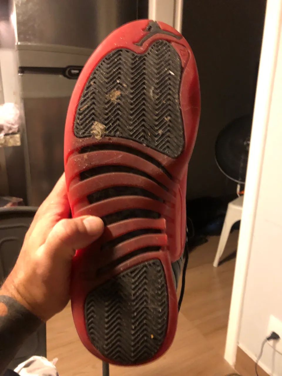 Jordan 12 original preto e vermelho  - Foto 5