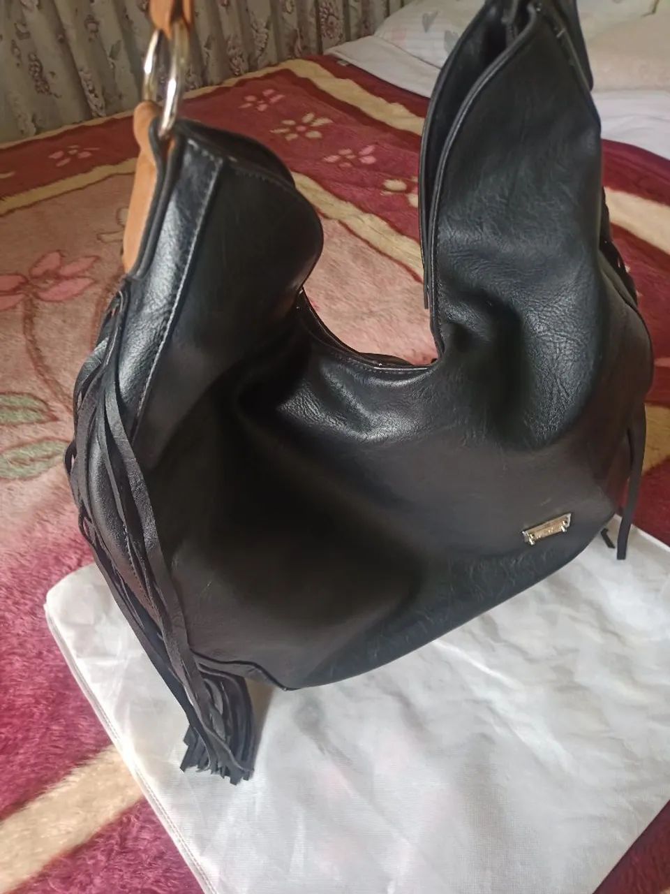 Bolsa preta franja - Foto 4