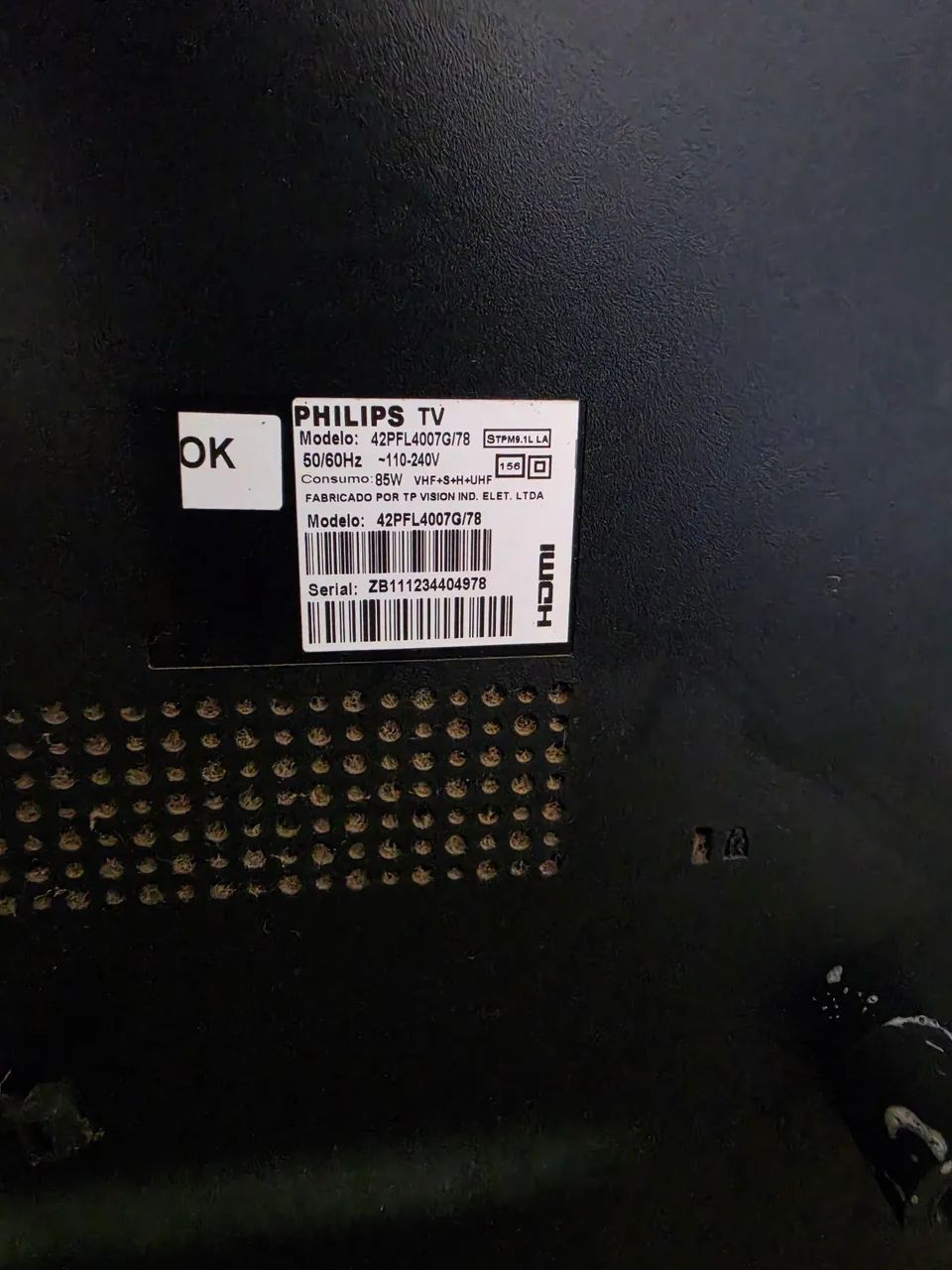 Vendo TV 43 polegadas Phillips - Foto 2
