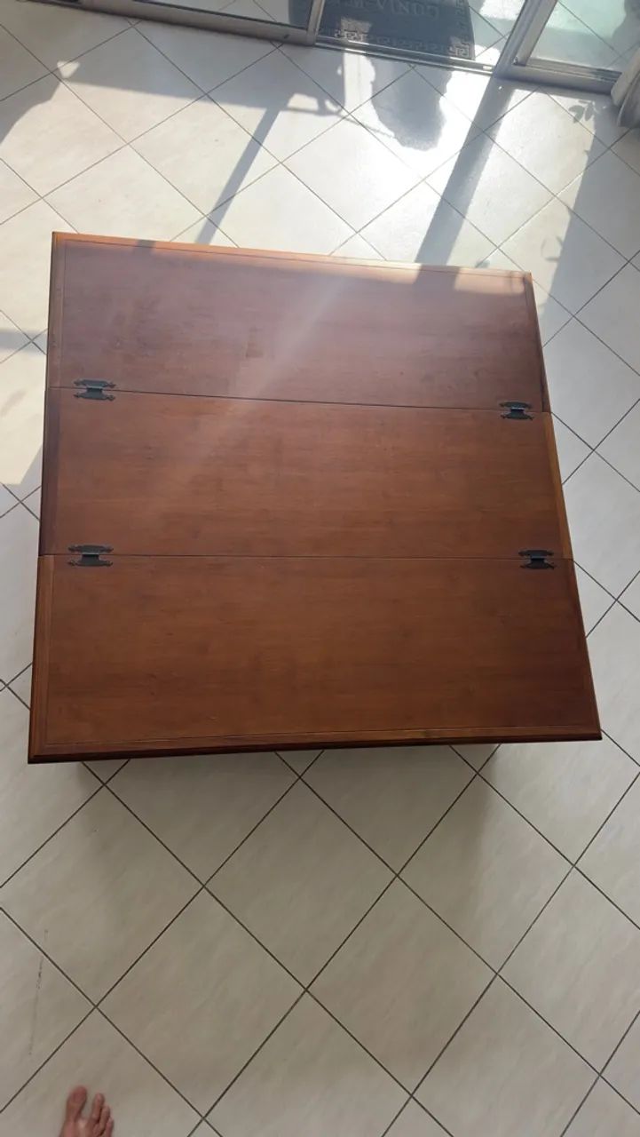 mesa de café rústica