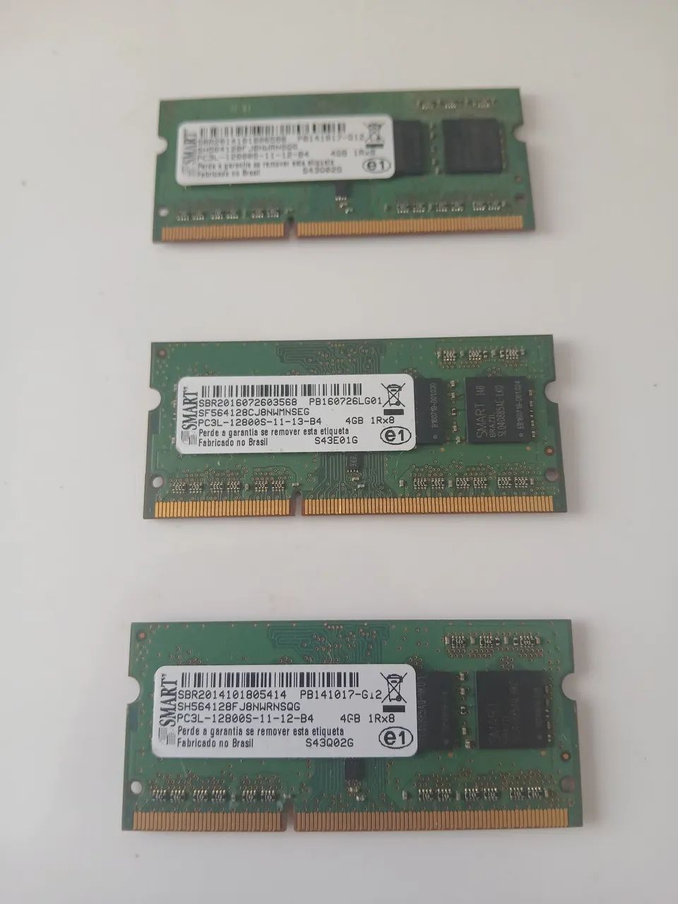 Memória Ram ddr3l 4gb Notebook - Cada