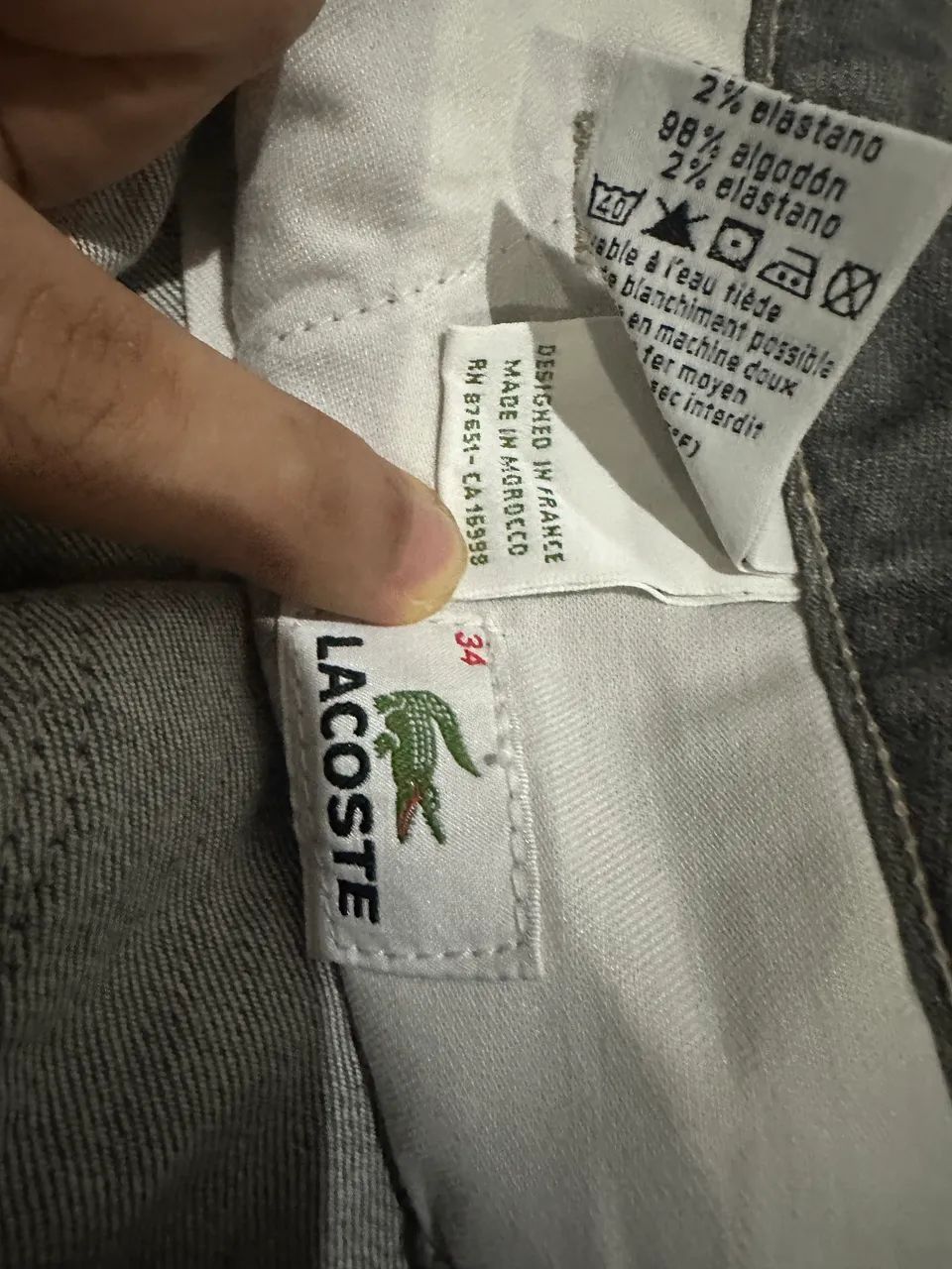 Calça bootcut Lacoste vintage  - Foto 5