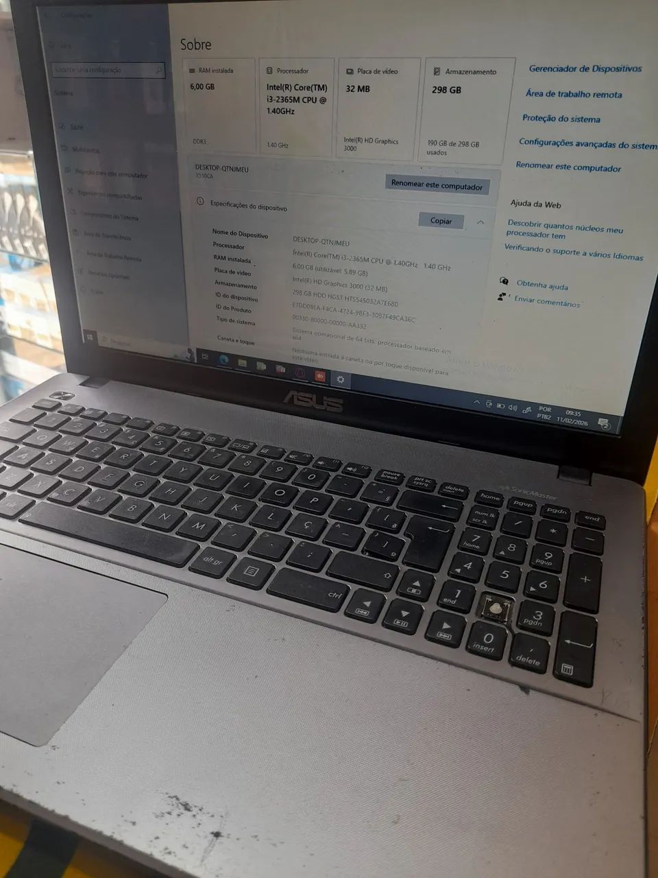 Notebook Asus  - Foto 3