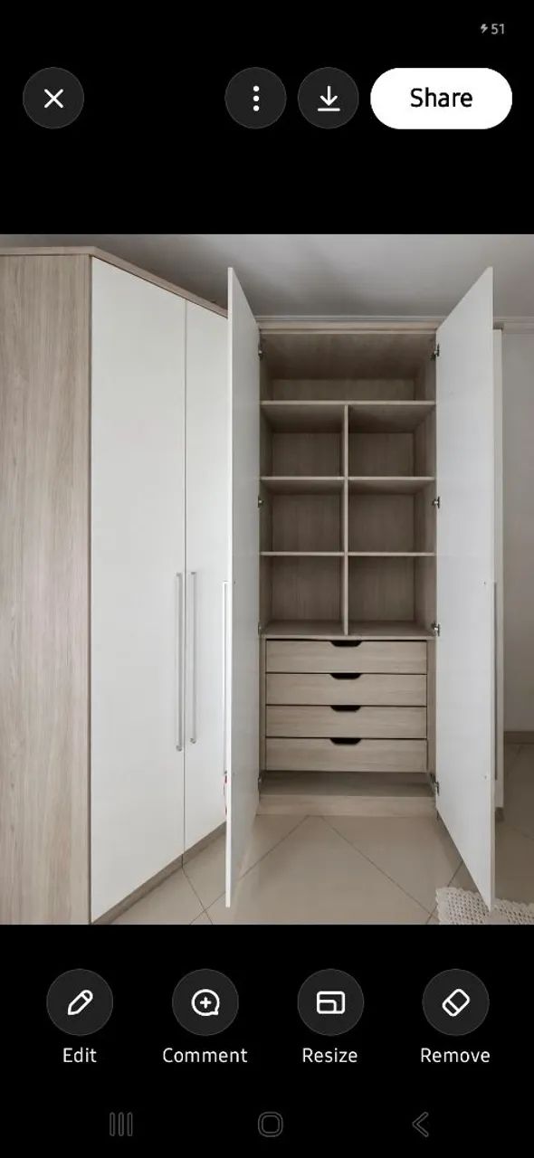 Guarda-roupa pré montado  - Foto 2