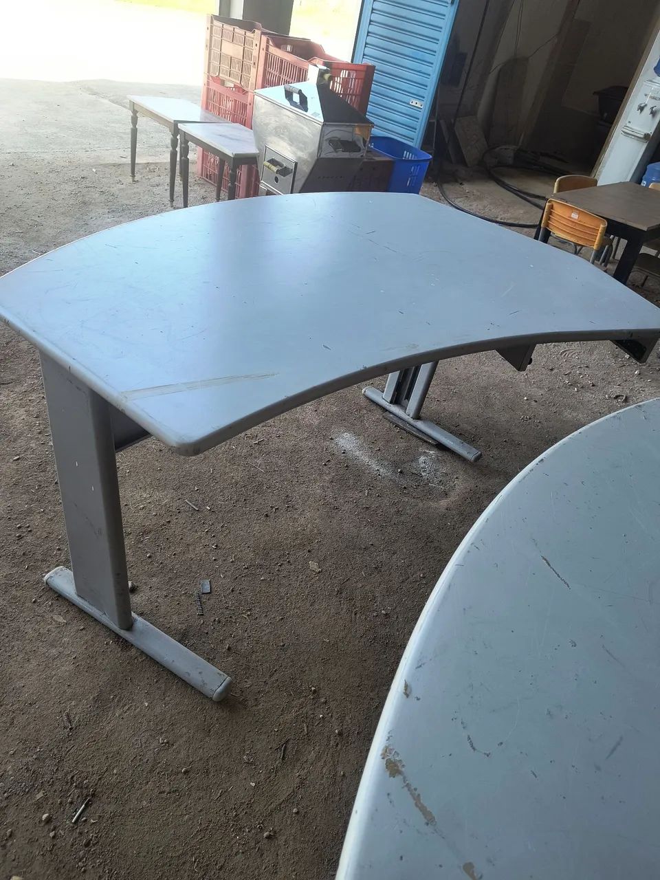 Mesa de escritório oval  - Foto 3