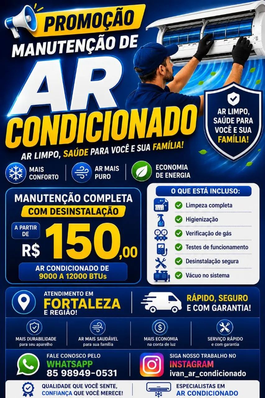 Manutenção de AR Condicionado 