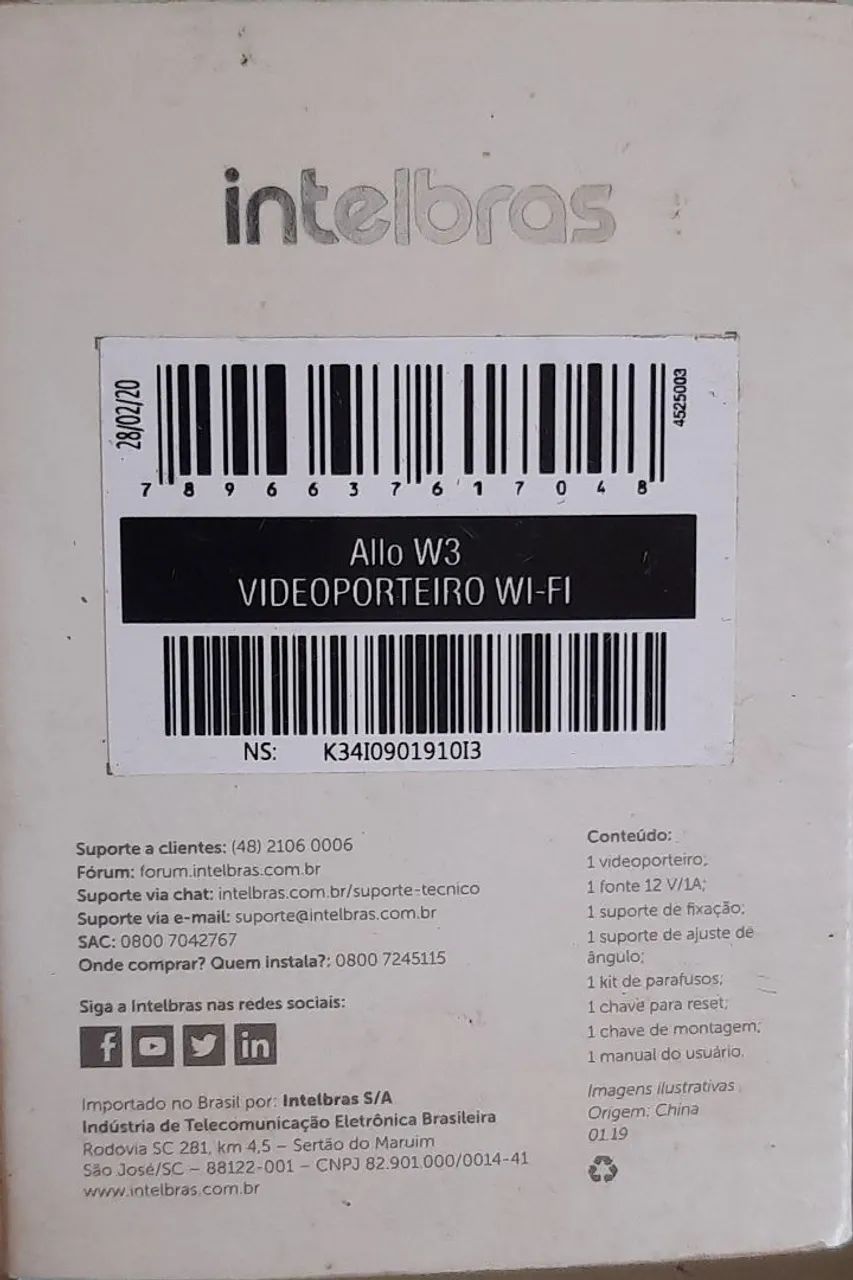 VIDEO PORTEIRO WI FI INTELBRAS - Foto 2