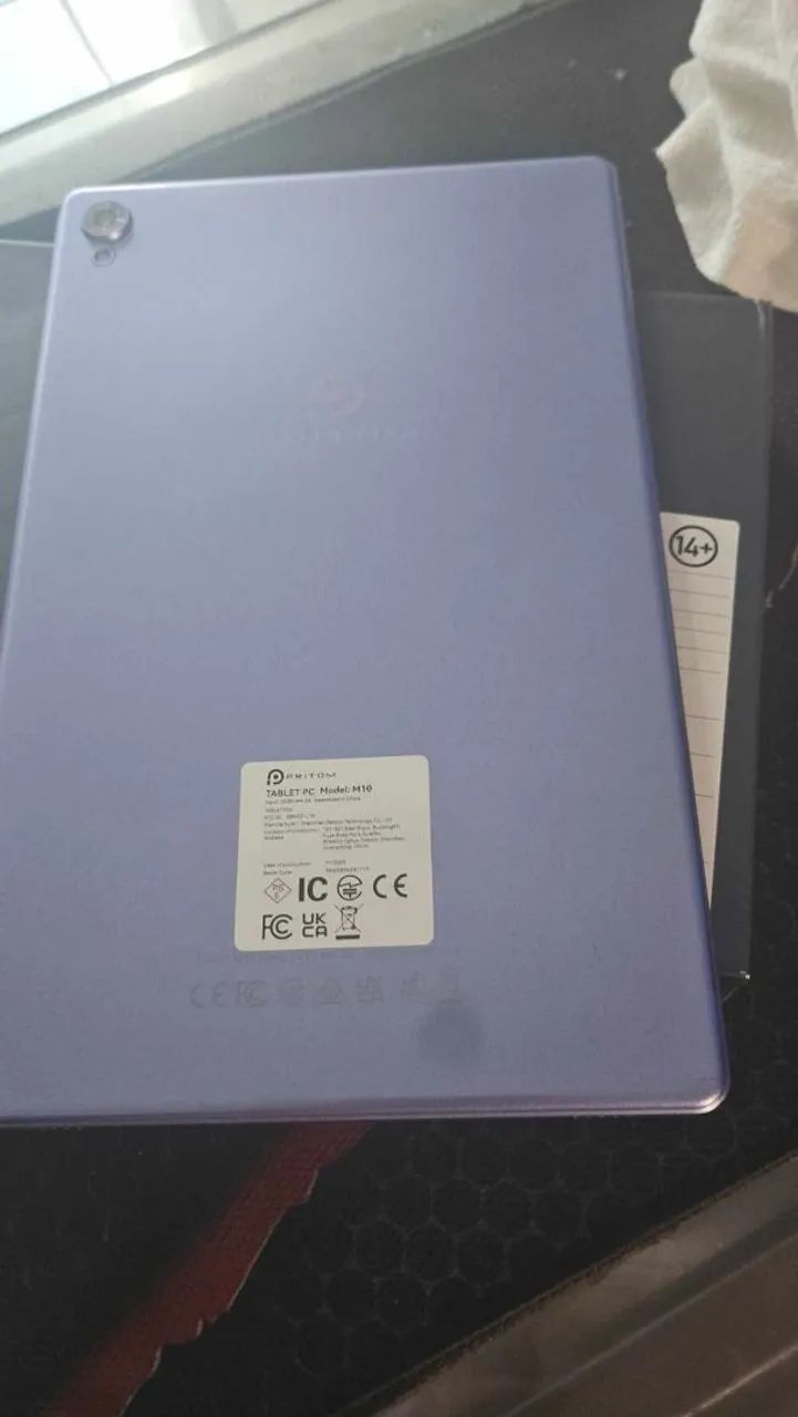 Tablet Android M10 10 Polegadas 4gb RAM 32gb interno como novo