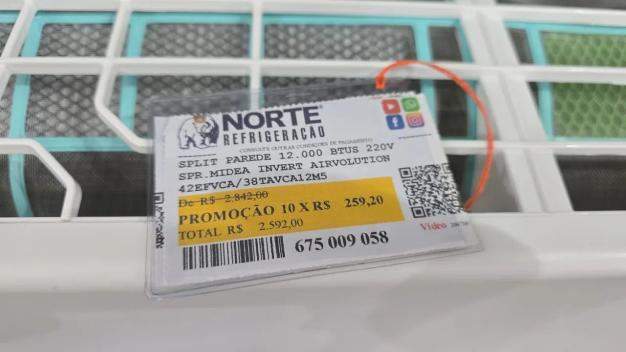 Ar Condicionado Midea 12btus. - Foto 2