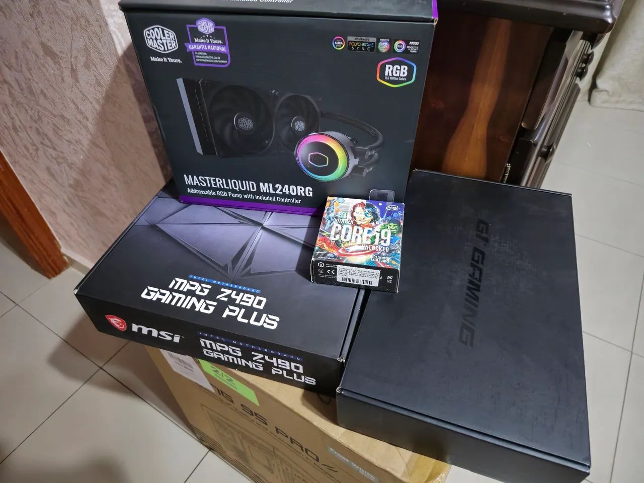 KIT UPGRADE NA CAIXA - i9 10850K + 32GB RAM + Z490 - Computadores