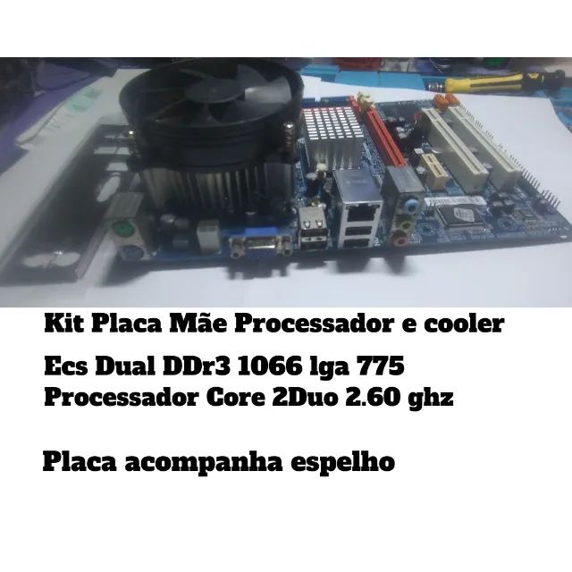 Kit Placa mãe e processador - Foto 2