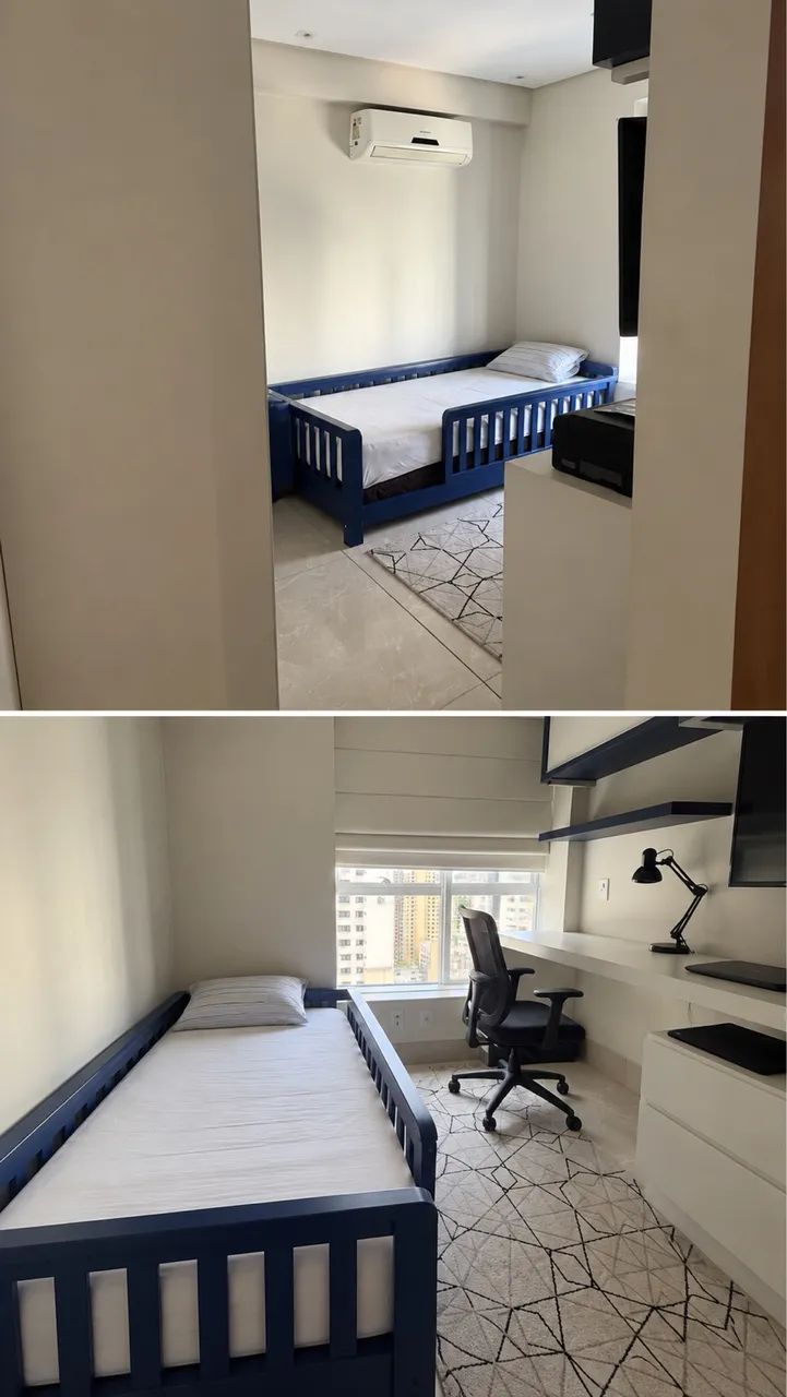 Cama Solteiro Montessoriana com grade