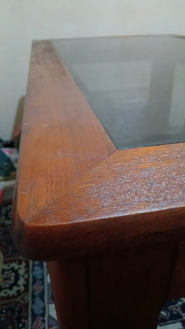 Mesa de jantar para 8 cadeira com vidro. - Foto 3