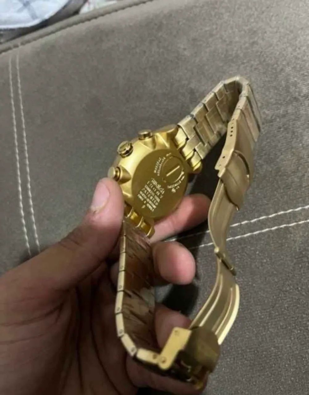 Relogio Swatch Dourado Funcional - Foto 5