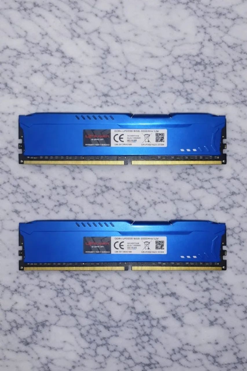 Memória RAM 32GB DDR4 3200MHz (2×16GB) - Dual Channel - Memória