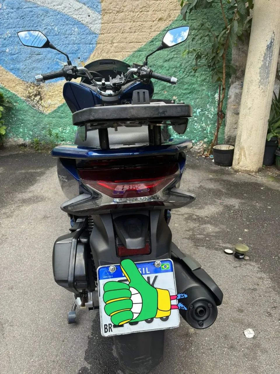 Honda PCX azul  - Foto 3