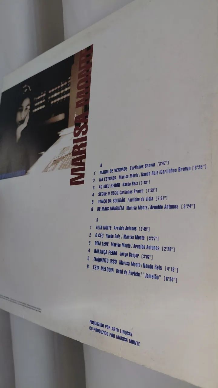 Disco de vinil Marisa Monte "cor de rosa e carvão"  - Foto 2