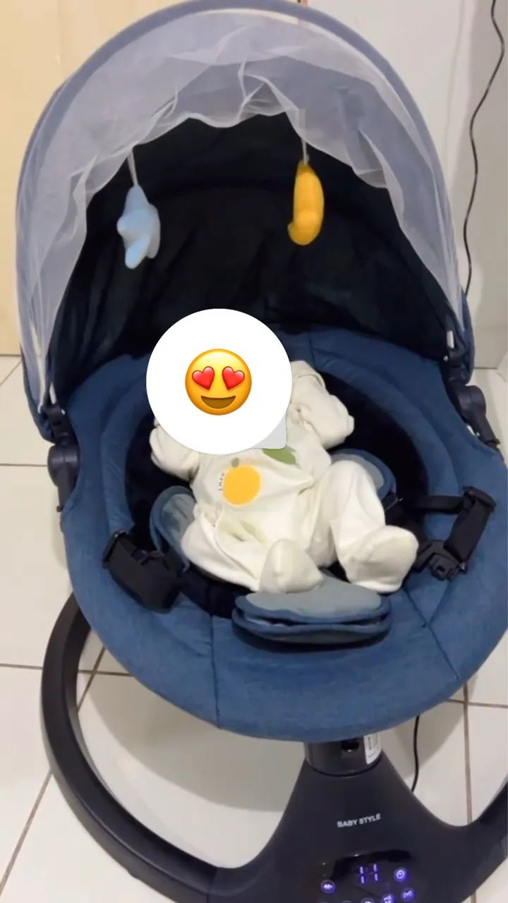 Carrinho Moisés e cadeira de balanço  - Foto 3