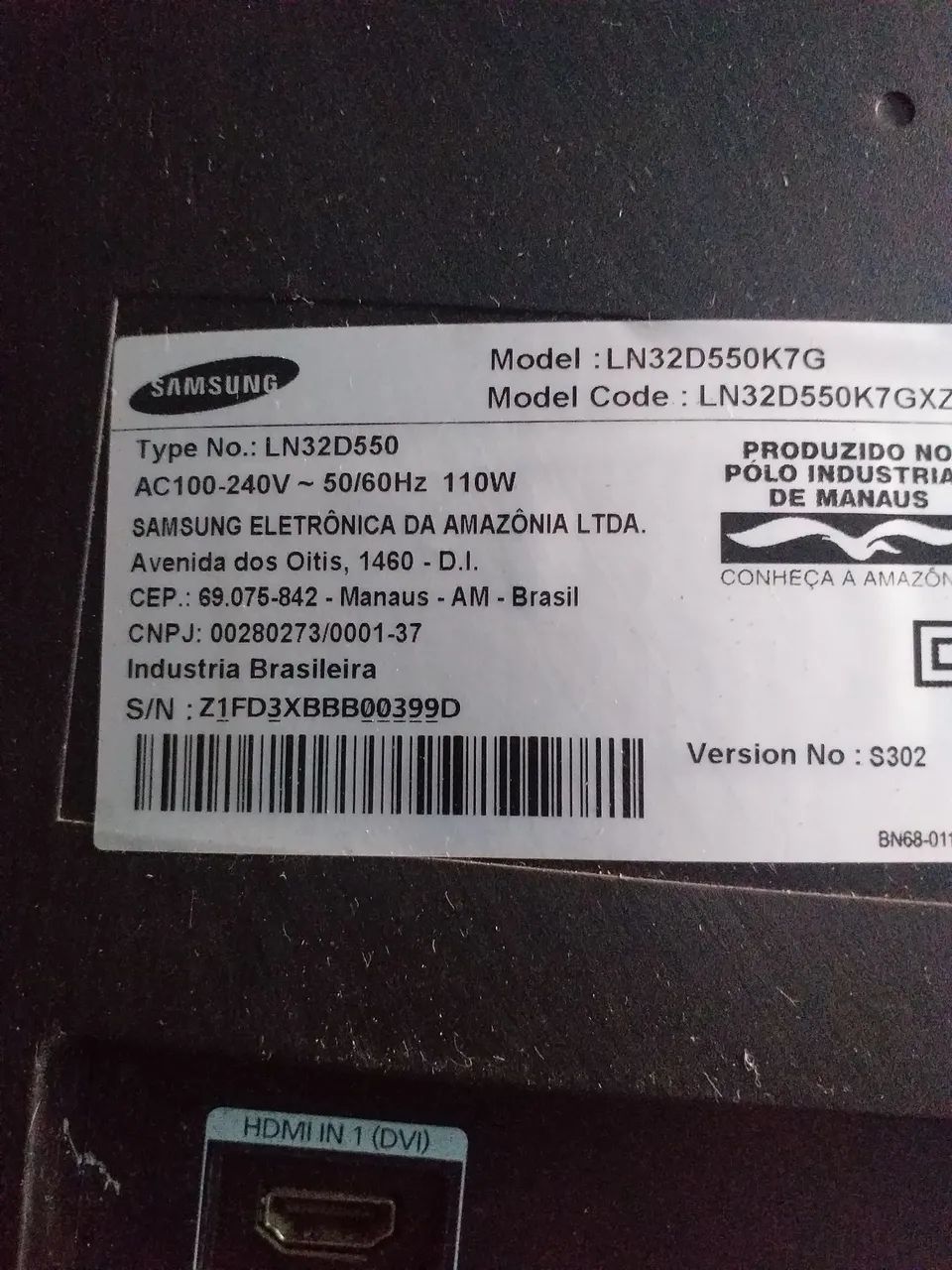 TV Samsung 31pl com defeito  - Foto 2