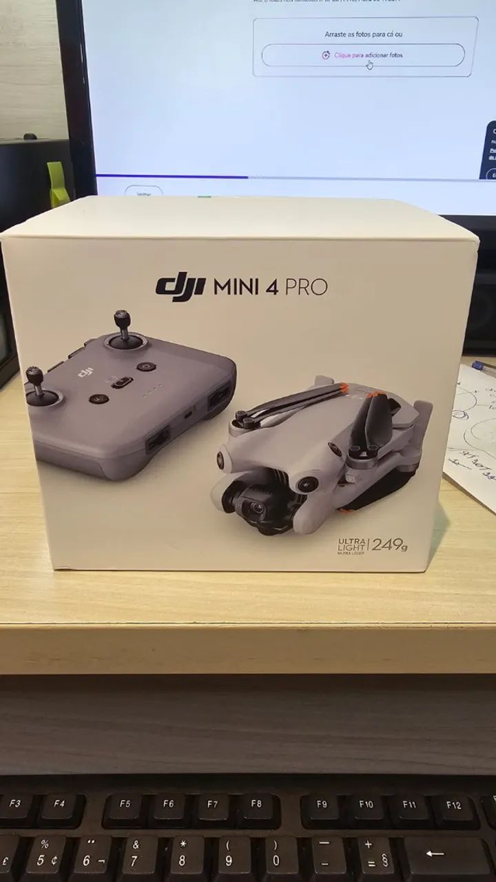 Controle Drone DJI Mini 4 Pro Standard (Sem tela) BR - DJI042