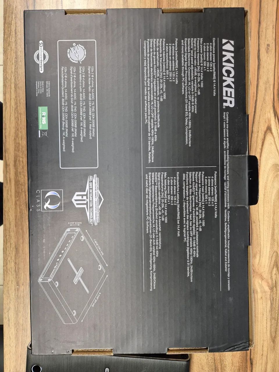 Módulo Kicker IQ 500.2 c/ DSP - Foto 3