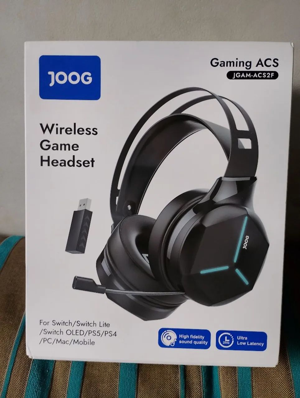 Headset Gamer Wireless JOOG JGAM-ACS2F - 2.4G + Bluetooth - Foto 5