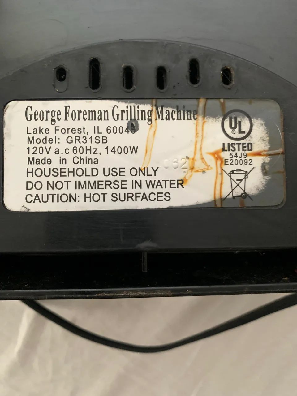Grelha/Tostadeira George  Foreman - Foto 3
