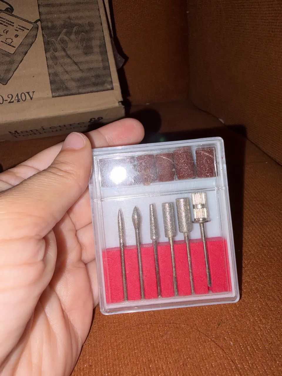 Lixadeira elétrica para unhas