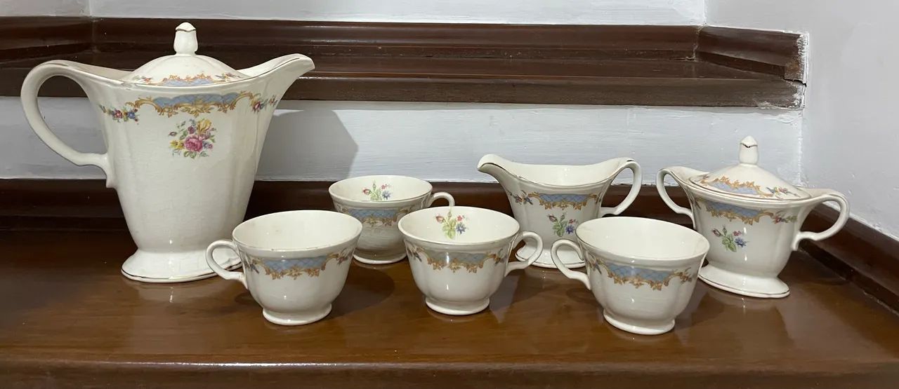 Conjunto de chá Edwin M. Knowles de 1944