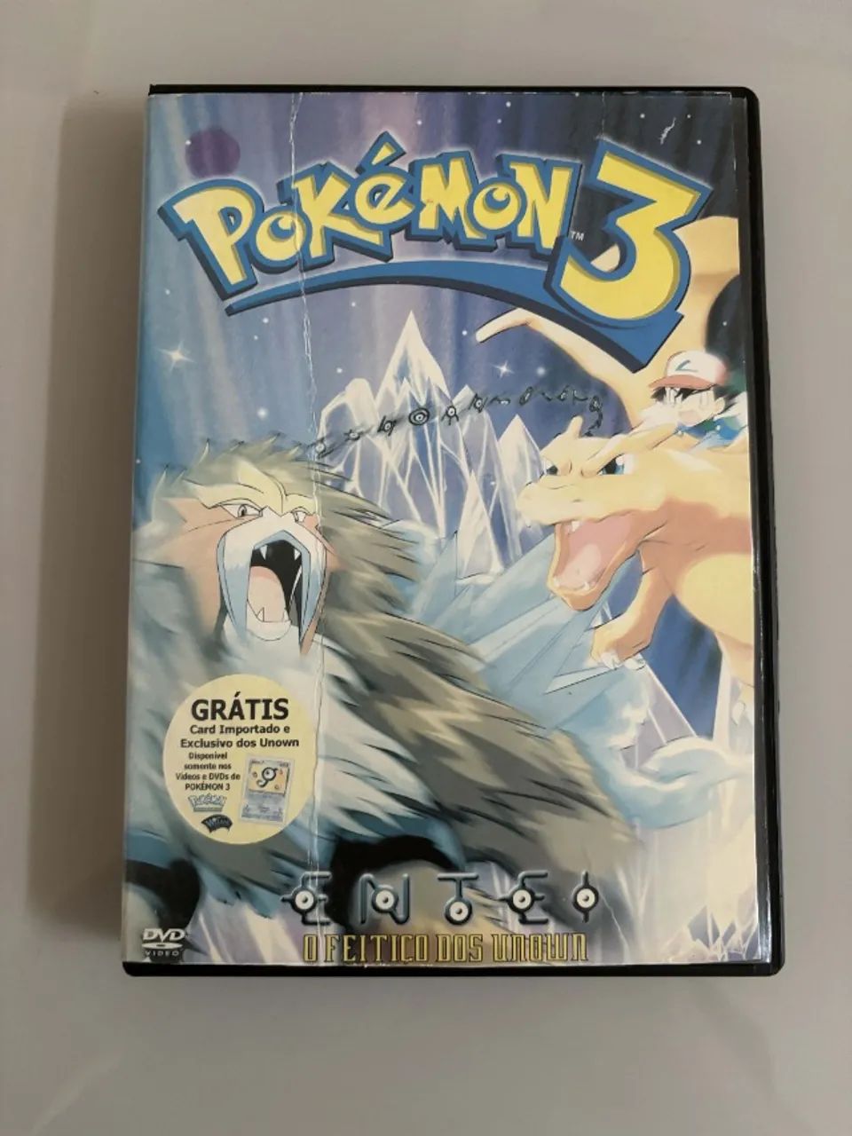 DVD Pokémon 3: O Feitiço dos Unknown - Original
